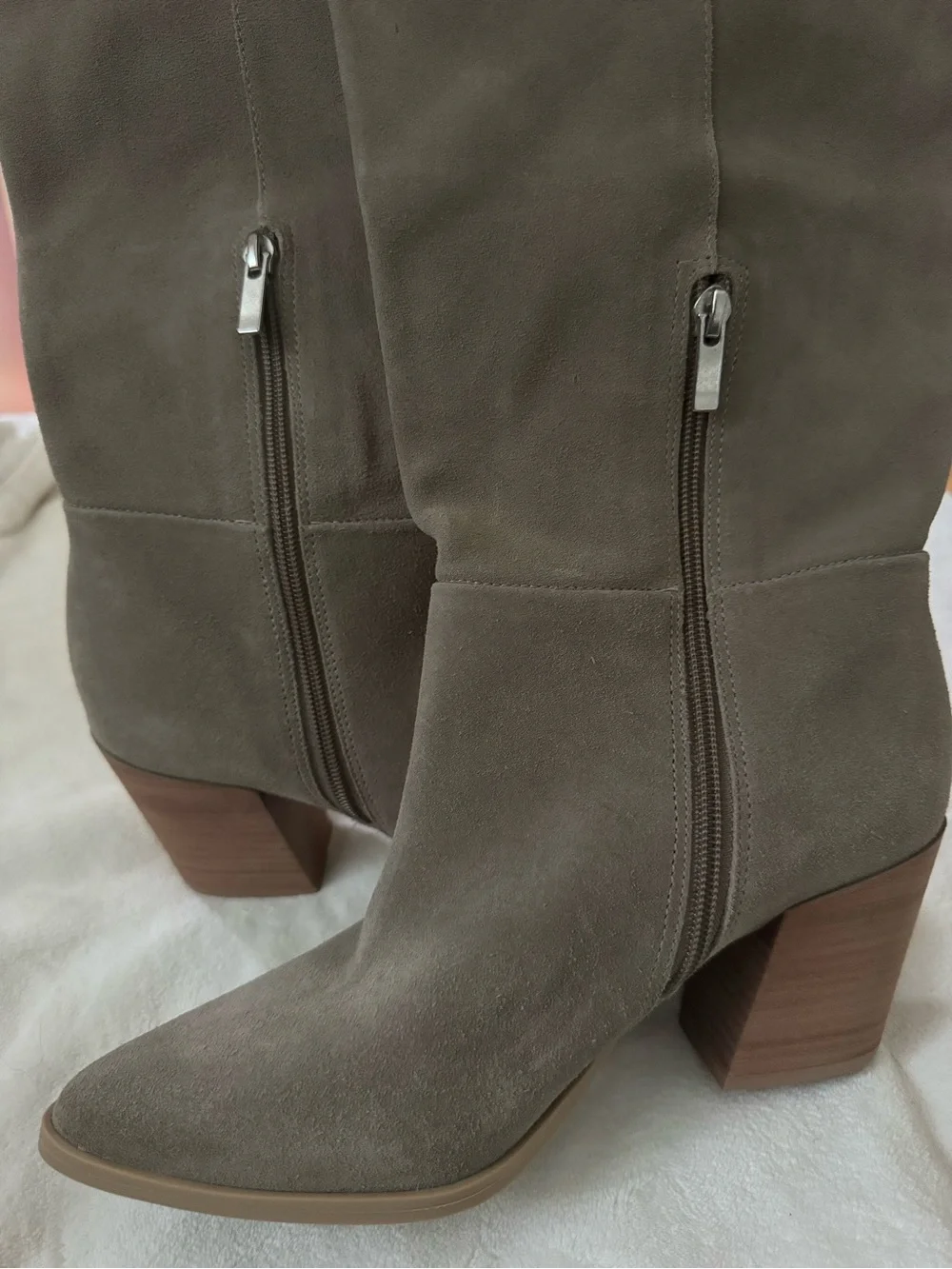 NEW! Dolce Vita “Rudy” Sage Suede Knee High Boots
